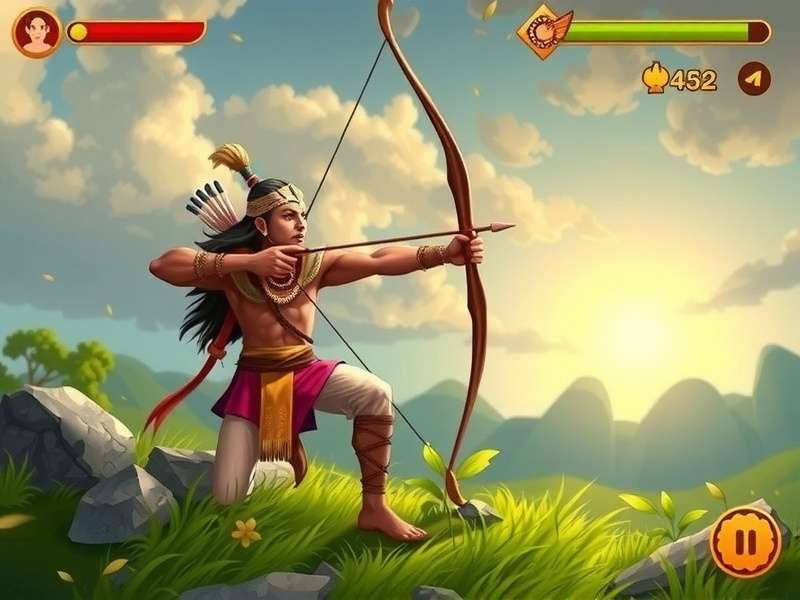 Indian Archery Wizard Gameplay Screenshot